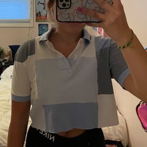 vintage cropped brooks brothers polo
